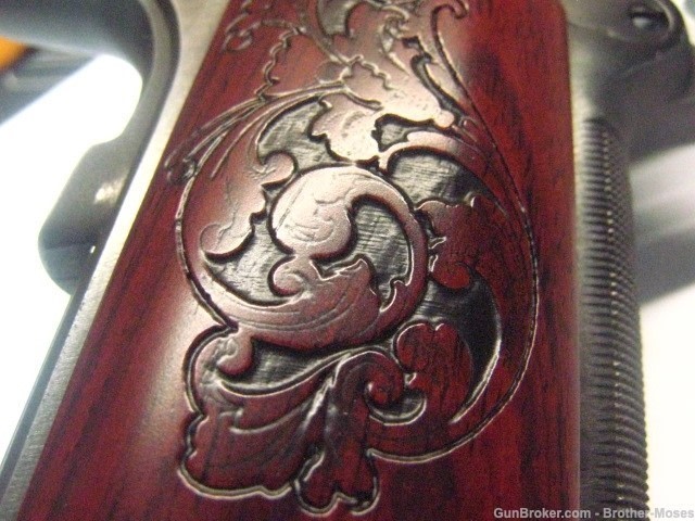 Esmeralda Cocobolo Wood Grips 1911 Compact "EXCELLENT"-img-4
