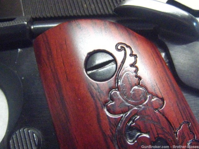 Esmeralda Cocobolo Wood Grips 1911 Compact "EXCELLENT"-img-7