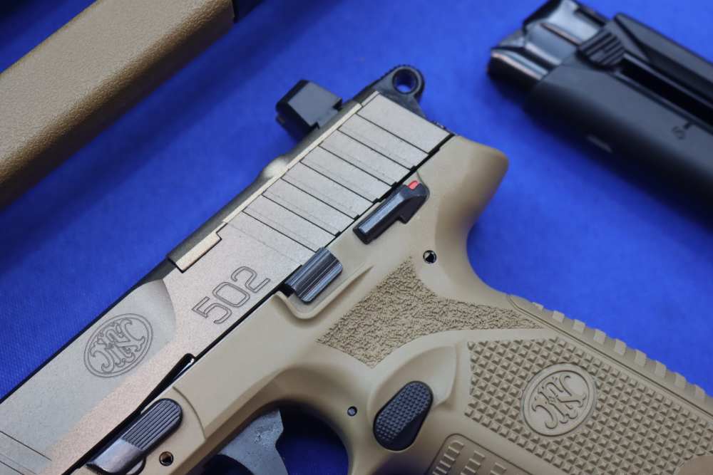 FNH Model FN 502 Tactical Pistol 22LR FDE Threaded Semi Auto FN-AMERICA New-img-4