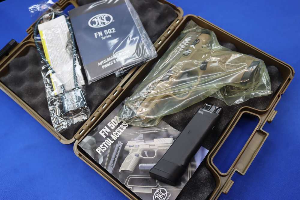 FNH Model FN 502 Tactical Pistol 22LR FDE Threaded Semi Auto FN-AMERICA New-img-23