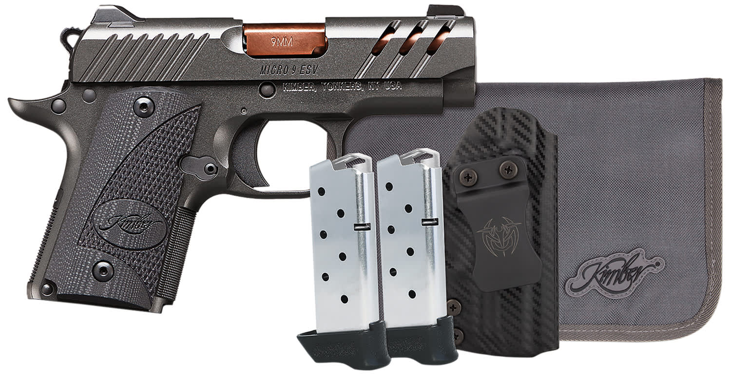 Kimber Mfg, Inc Micro 9 Bundle 9mm Luger Pistol 7+1 3.15 3300254-img-0