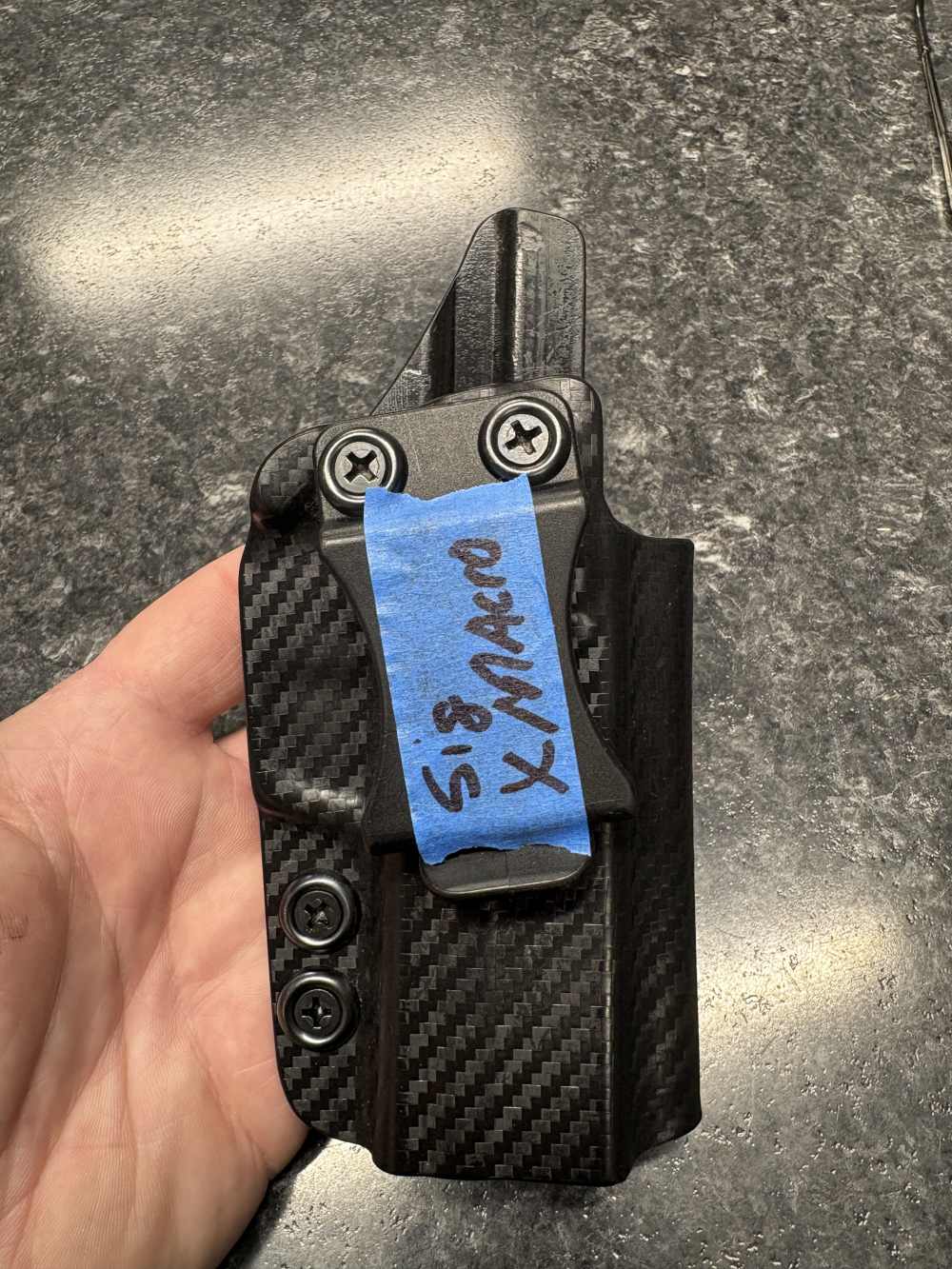 Rounded Sig X Macro IWB Right Hand Holster-img-1