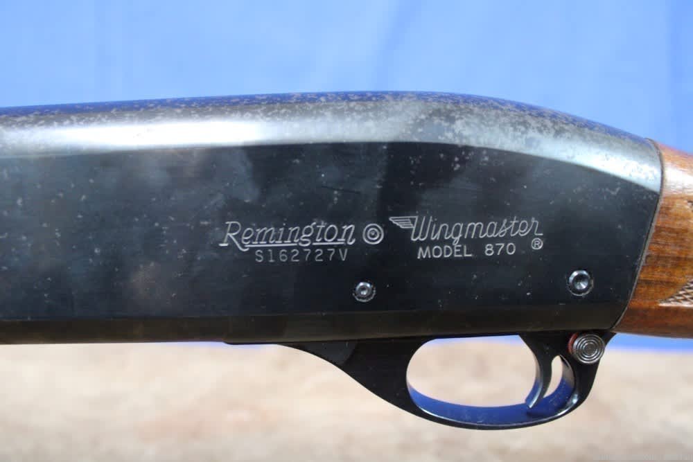 Remington 870 Wingmaster 12GA Pump Action Shotgun (02575)-img-9