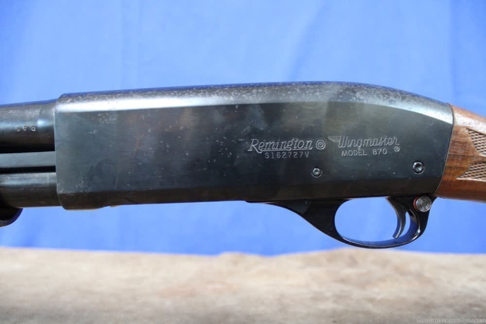 Remington 870 Wingmaster 12GA Pump Action Shotgun (02575)-img-17