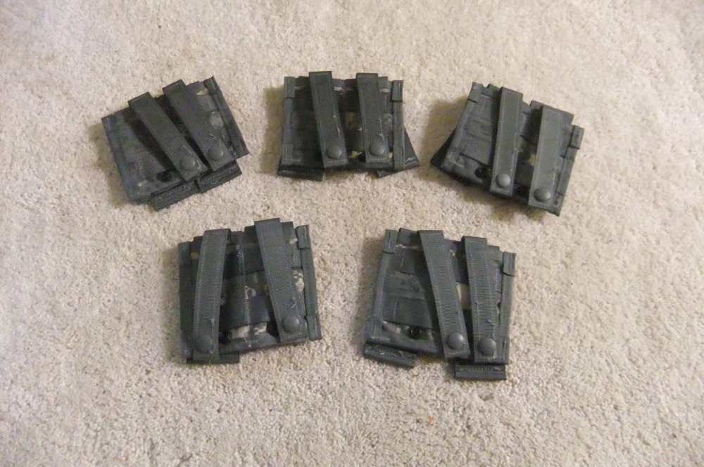 5ct Military Surplus 40mm / 37mm MOLLE Carry Pouches! -img-1