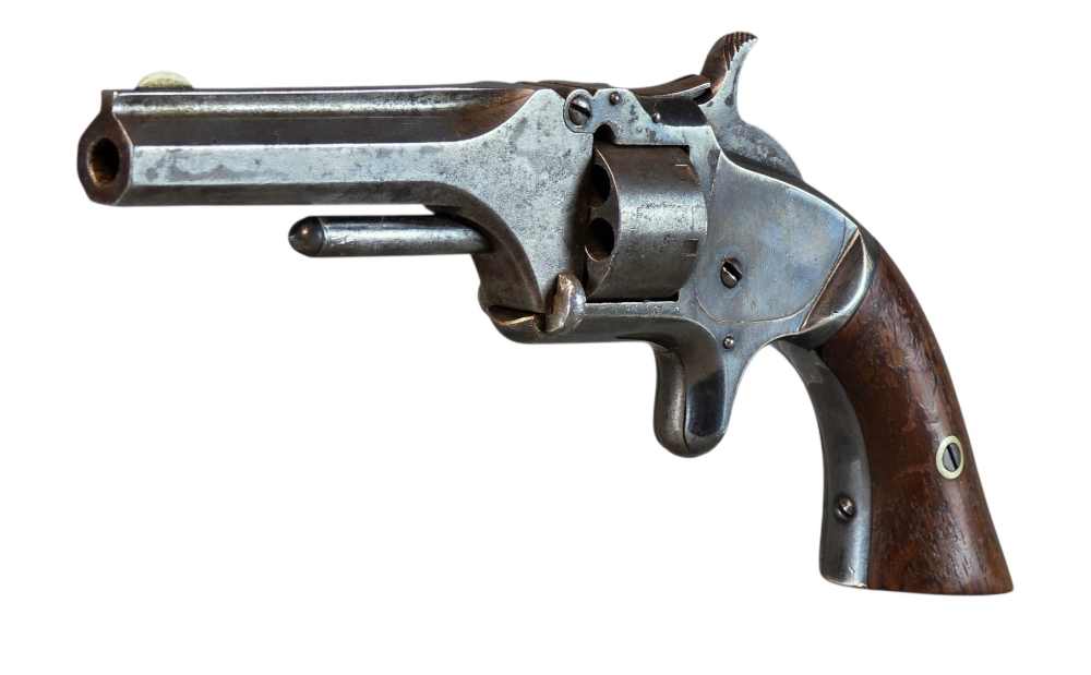 Smith & Wesson First Model 22 RF with box of shells-img-5