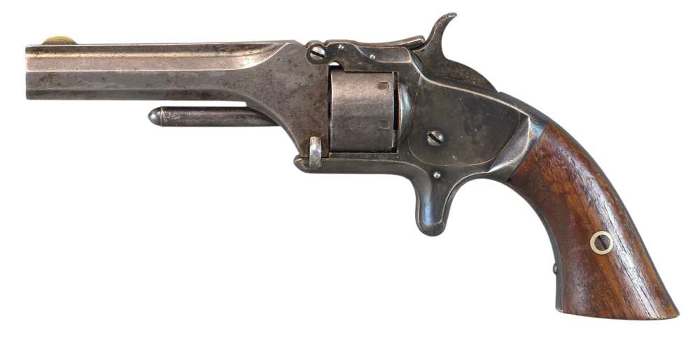 Smith & Wesson First Model 22 RF with box of shells-img-4