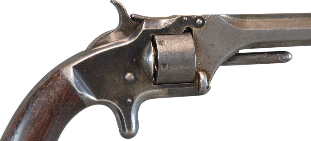 Smith & Wesson First Model 22 RF with box of shells-img-1
