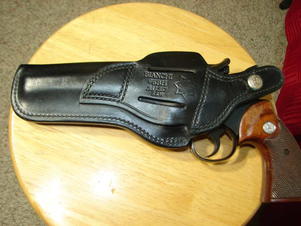 COLT TROOPER AND S&W K FRAME HOLSTER BY BIANCHI RT HAND UP TO 6" BARREL-img-4