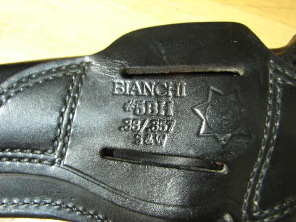 COLT TROOPER AND S&W K FRAME HOLSTER BY BIANCHI RT HAND UP TO 6" BARREL-img-6
