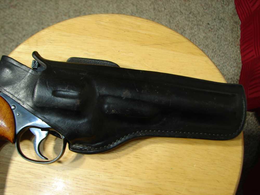 COLT TROOPER AND S&W K FRAME HOLSTER BY BIANCHI RT HAND UP TO 6" BARREL-img-0