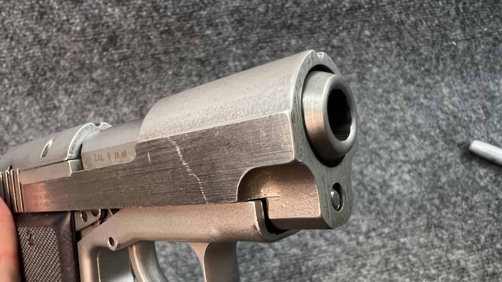 AMT Backup 9mm Stainless Compact Pistol 1 Magazine Arcadia Machine & Tool-img-3