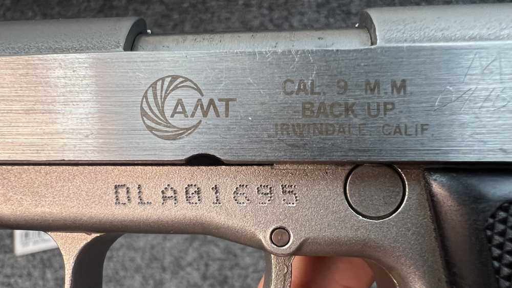 AMT Backup 9mm Stainless Compact Pistol 1 Magazine Arcadia Machine & Tool-img-14