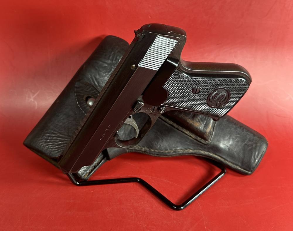 German WWII JP Sauer & Sohn, Suhl Model 38H 7.65 .32 ACP Holster-img-0