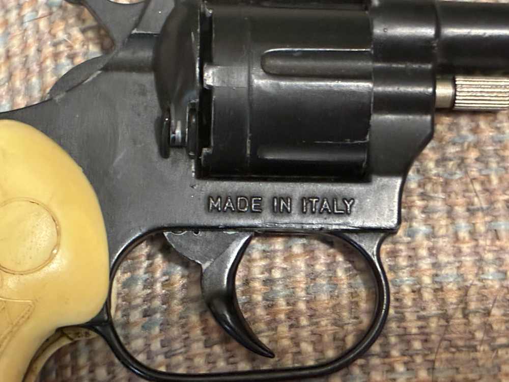 Vintage Brevettata .22 Cal Blank Mod 1962 Starting Pistol, Made in Italy-img-6