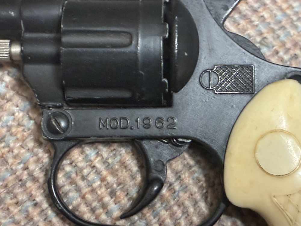 Vintage Brevettata .22 Cal Blank Mod 1962 Starting Pistol, Made in Italy-img-3