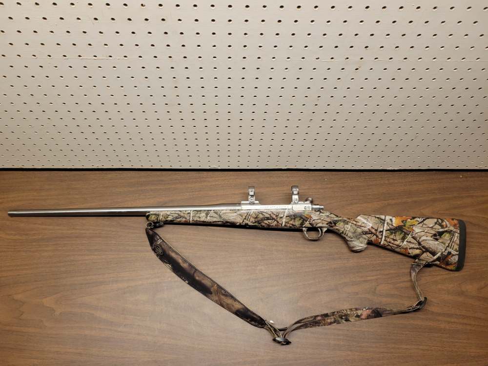 Ruger M77 Mark II, .300 Win Mag, Stainless, Camo, w/ Rings and sling-img-0