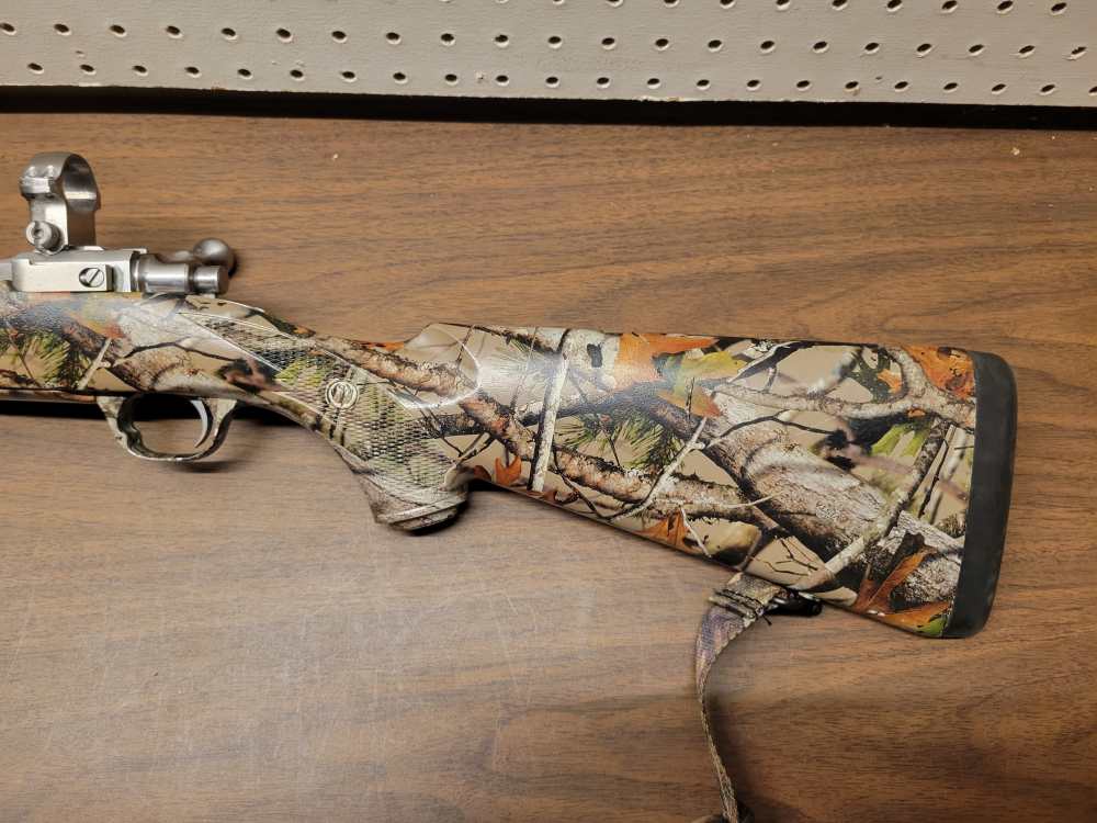 Ruger M77 Mark II, .300 Win Mag, Stainless, Camo, w/ Rings and sling-img-8