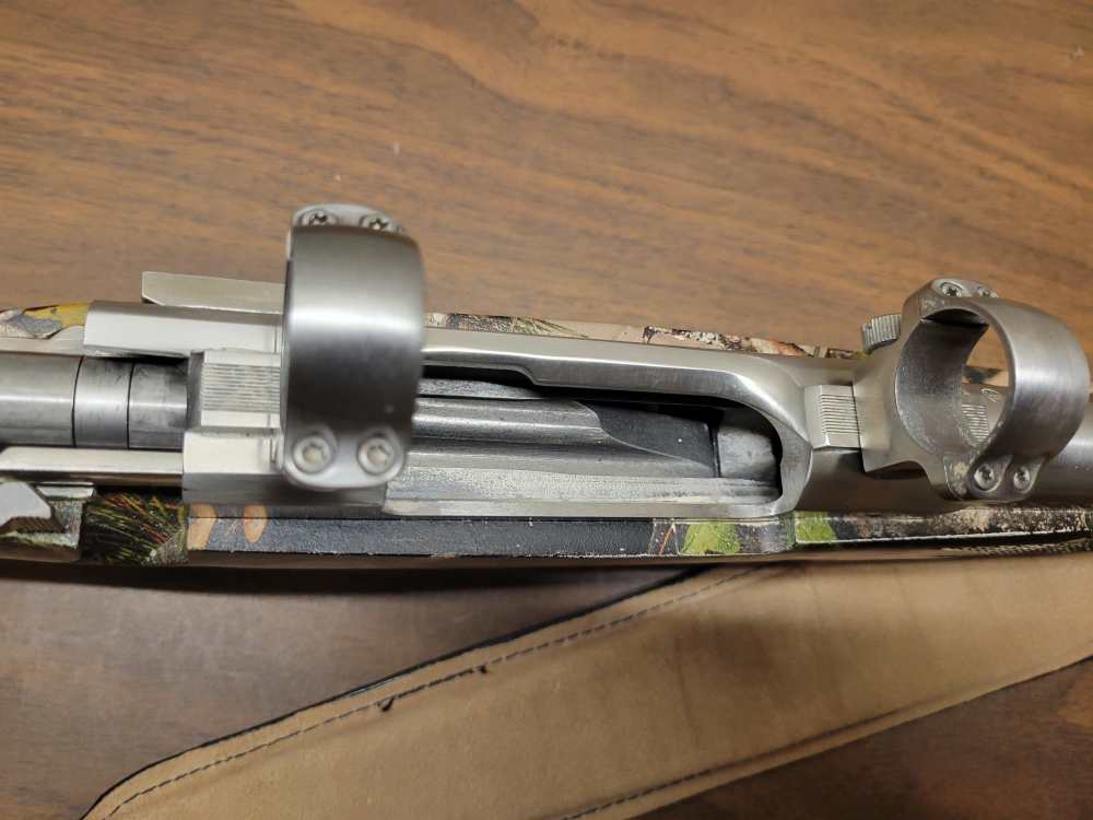 Ruger M77 Mark II, .300 Win Mag, Stainless, Camo, w/ Rings and sling-img-9
