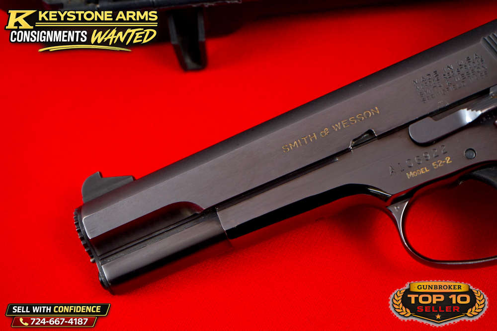 Awesome Smith & Wesson Model 52 .38 Special Mid Range 52-2 Pistol-img-3