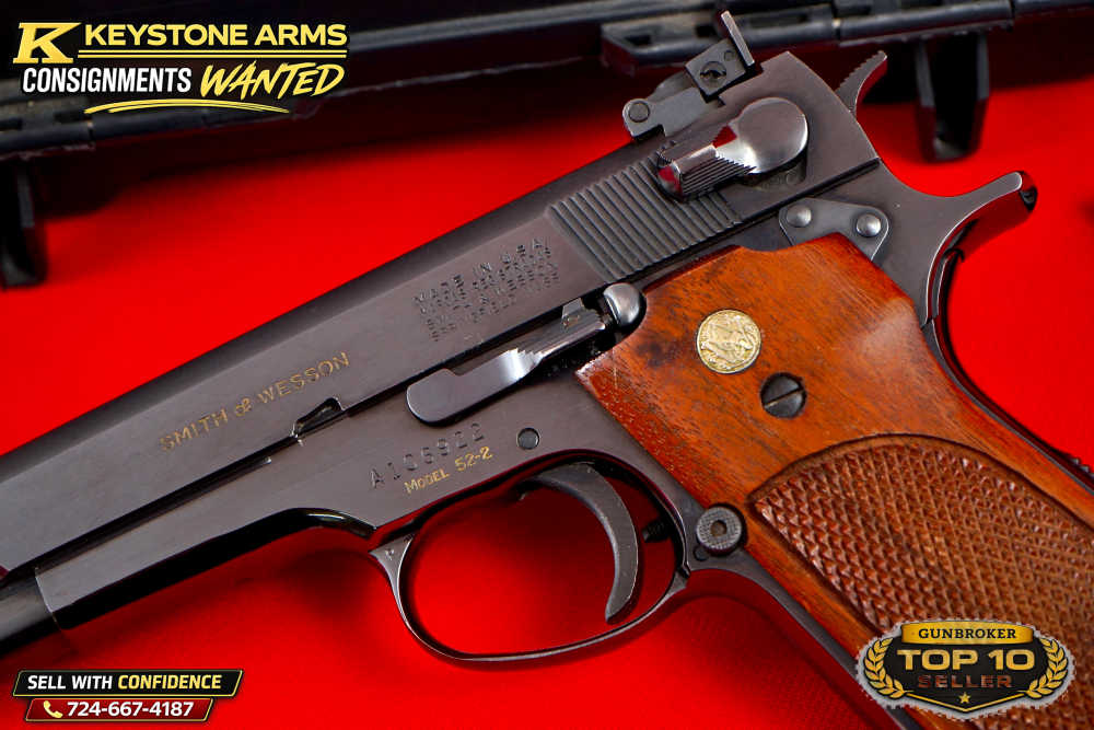 Awesome Smith & Wesson Model 52 .38 Special Mid Range 52-2 Pistol-img-4