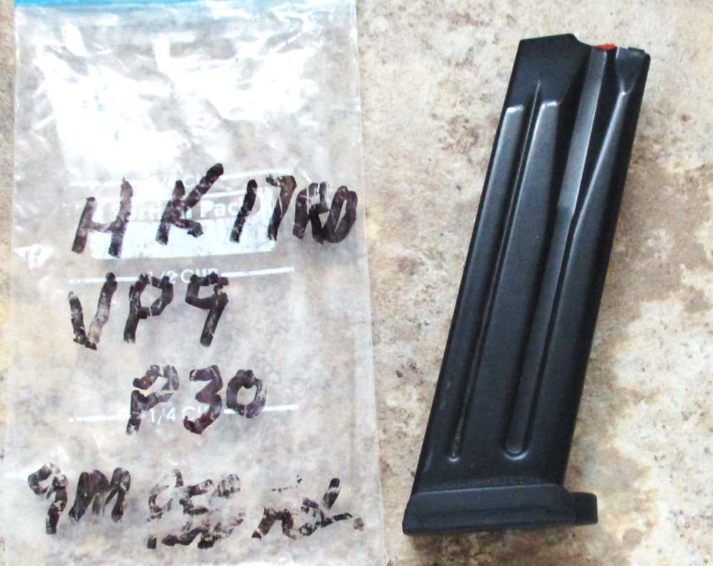 HK VP 9 / VP 30 "Factory OEM 9mm 17 Round Steel Magazine-img-0