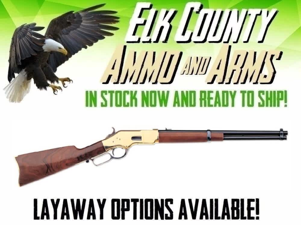 Uberti 1866 Yellowboy Carbine Brass Rifle .45 Colt 19" 13 Rds 342280-img-0