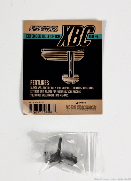 Strike Industries Extended Bolt Catch SKU SI-AR-XBC, New in package-img-1