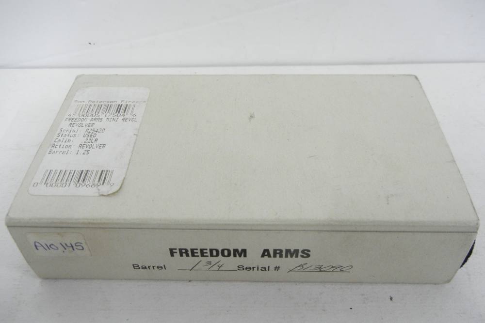 Freedom Arms 22 LR Mini Revolver Presentation Case-img-1