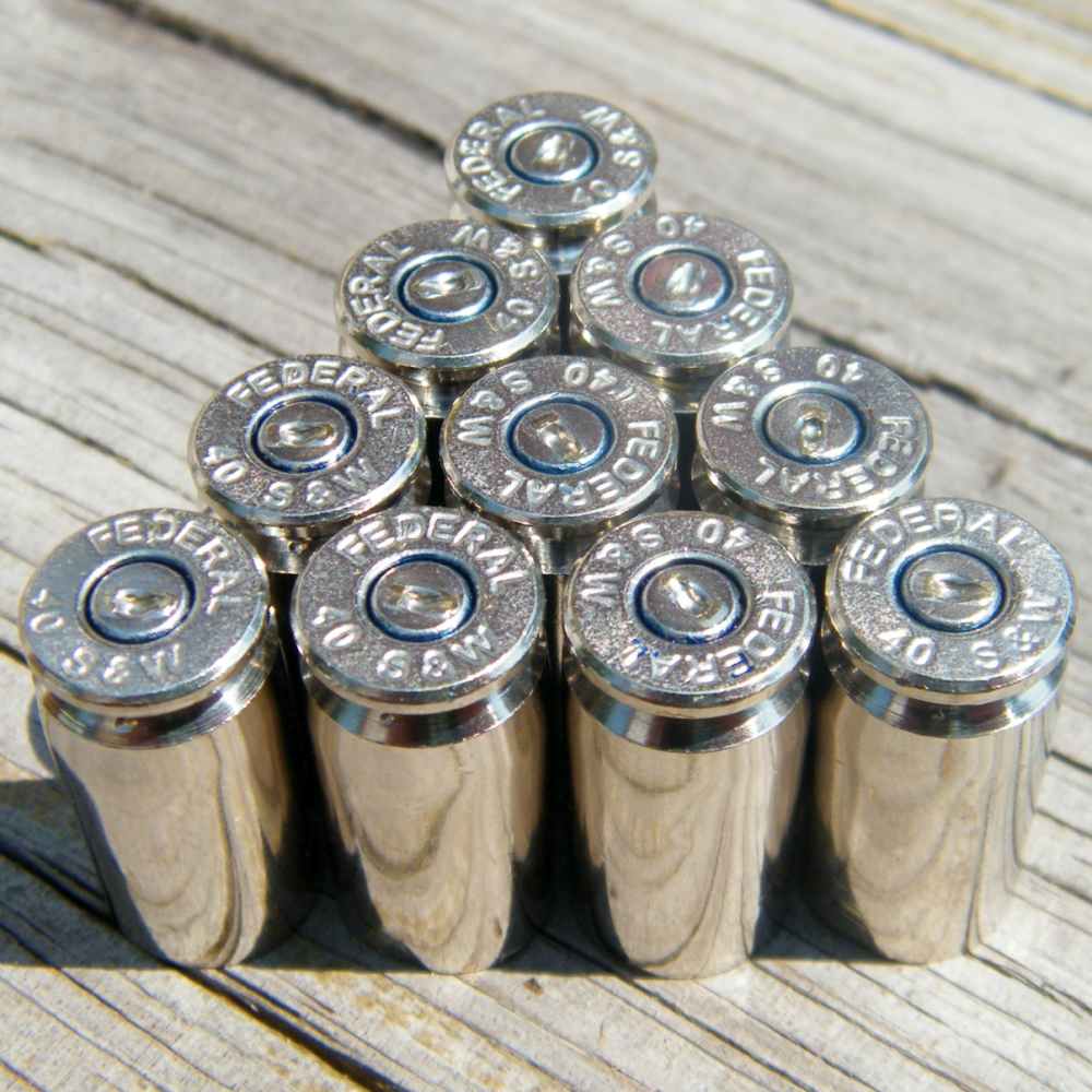 FEDERAL 40 S&W Nickel Brass Clean - 600 pc-img-0