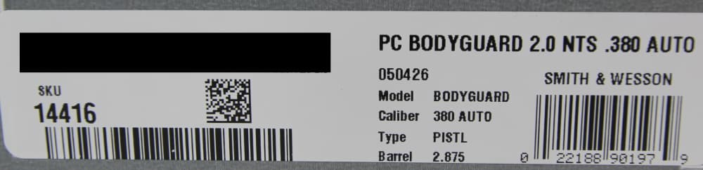 NIB SMITH & WESSON NTS M&P BODYGUARD 2.0 PISTOL 380ACP 3" BRL 12RND 14416-img-4