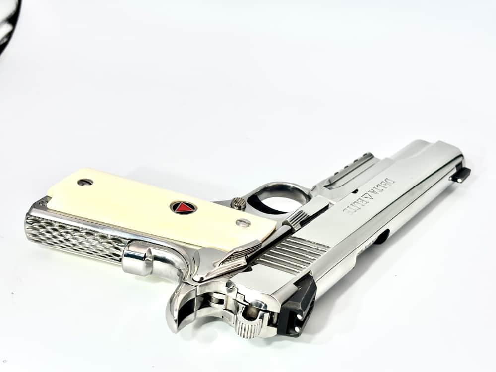 Custom Colt 1911 Delta Elite 10mm 5" *ULTIMATE MIRROR POLISHED STAINLESS*-img-6