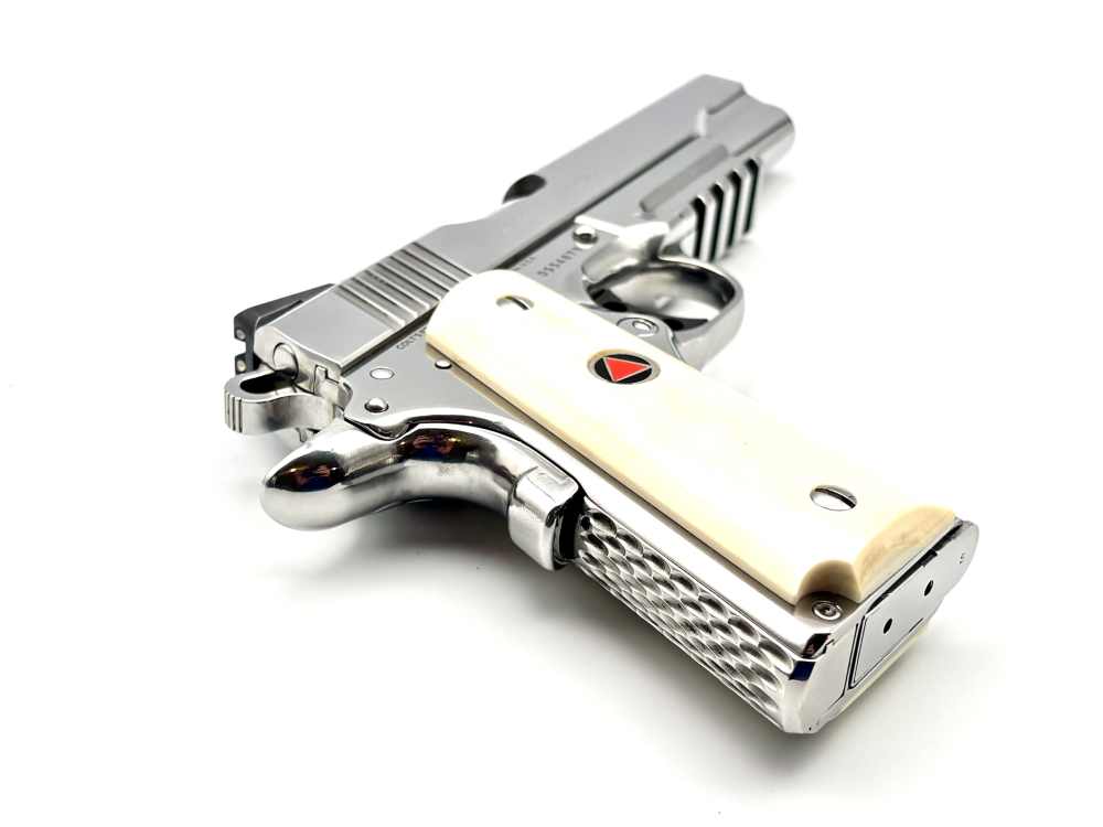 Custom Colt 1911 Delta Elite 10mm 5" *ULTIMATE MIRROR POLISHED STAINLESS*-img-5