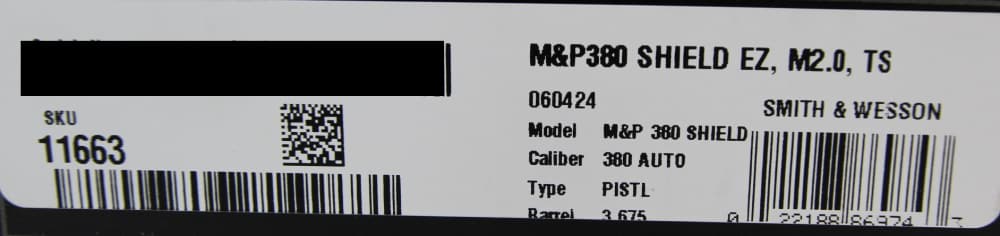 NIB SMITH & WESSON M&P SHIELD EZ PISTOL, 380 ACP, 3.6" BRL, 8 RND 11663-img-4