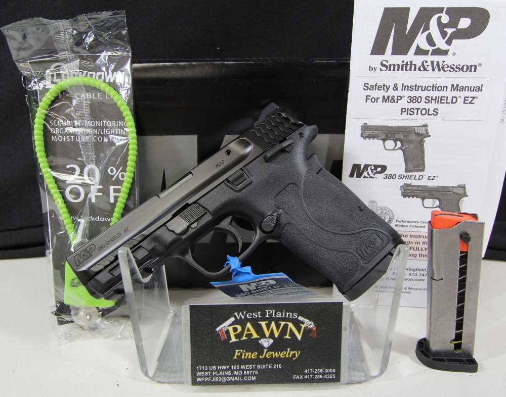 NIB SMITH & WESSON M&P SHIELD EZ PISTOL, 380 ACP, 3.6" BRL, 8 RND 11663-img-0