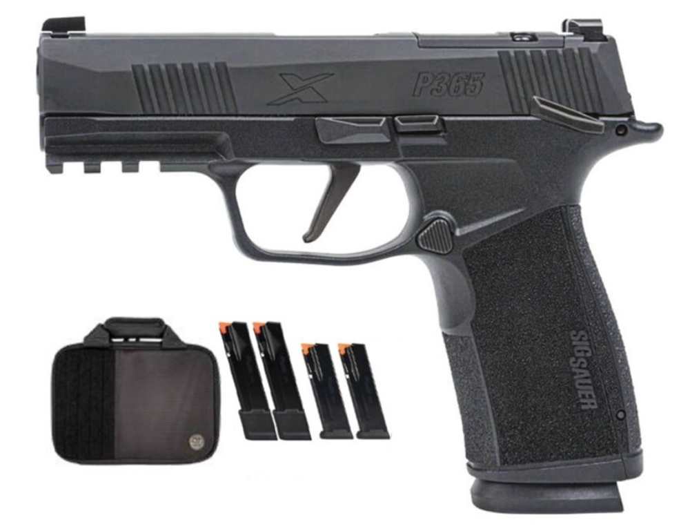 Sig 365X Macro TACPRO 9mm W/ Manual Safety, Savior Bag & 5 Mags -img-0