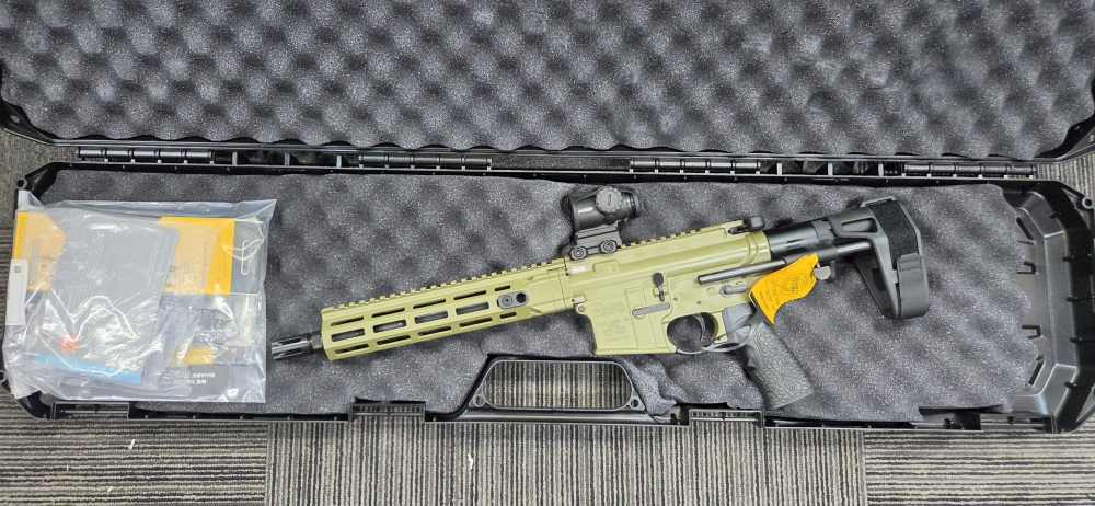 Daniel Defense DDM4 AR Pistol 5.56 NATO 10.3" Bazooka Green w/ Maxim PDW-img-2