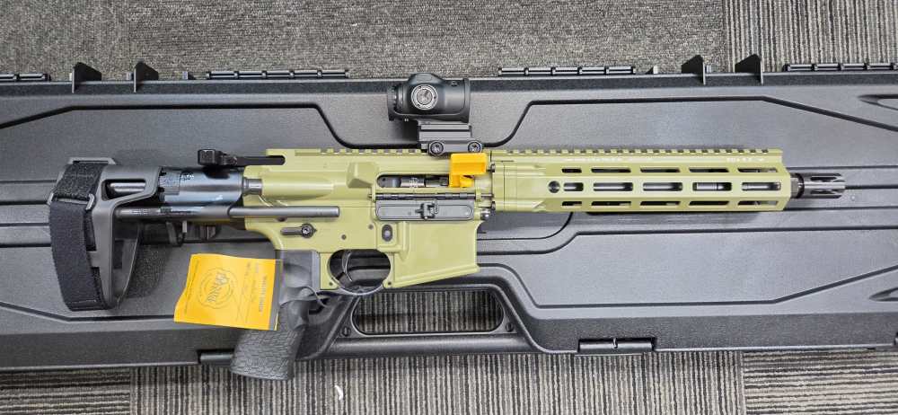 Daniel Defense DDM4 AR Pistol 5.56 NATO 10.3" Bazooka Green w/ Maxim PDW-img-0