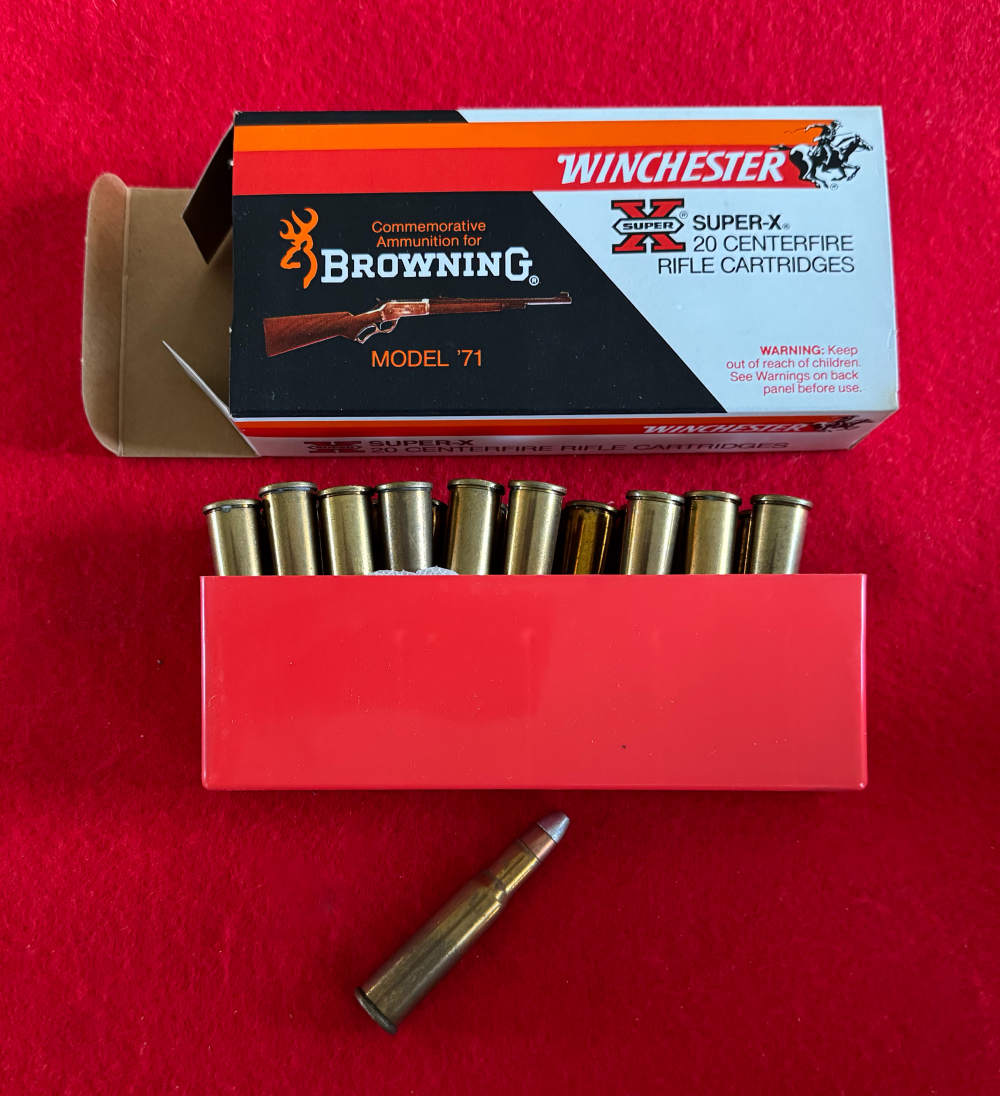 Rare Full Box of 348 Winchester Commemorative 200 gr Silvertip Rifle Ammo-img-3