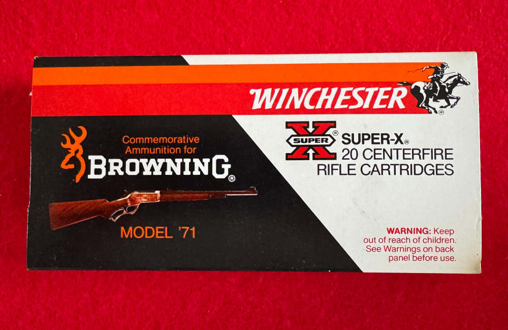Rare Full Box of 348 Winchester Commemorative 200 gr Silvertip Rifle Ammo-img-0