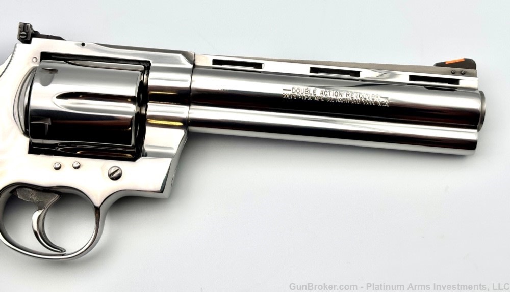 Ultra-Rare Colt Custom Shop Anaconda 45 LC Bright Polished Mirror Finish -img-13