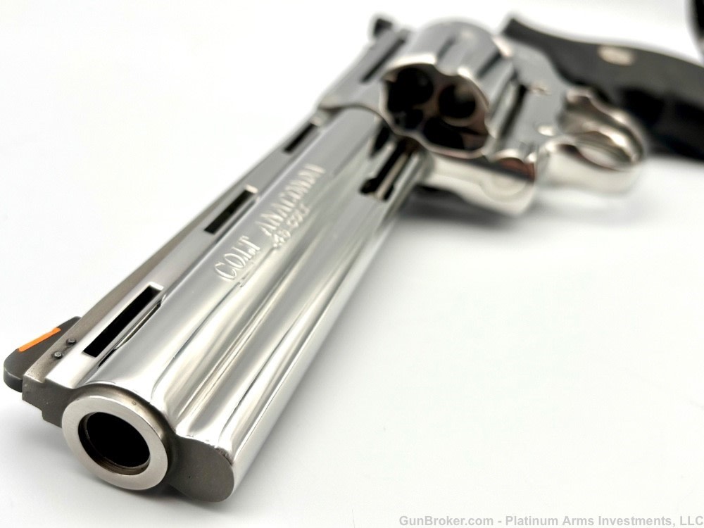 Ultra-Rare Colt Custom Shop Anaconda 45 LC Bright Polished Mirror Finish -img-16