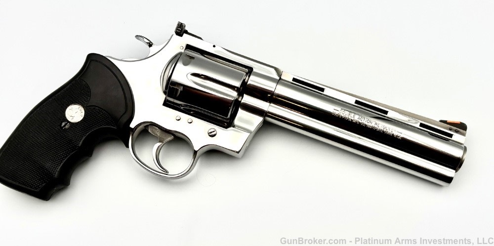 Ultra-Rare Colt Custom Shop Anaconda 45 LC Bright Polished Mirror Finish -img-12
