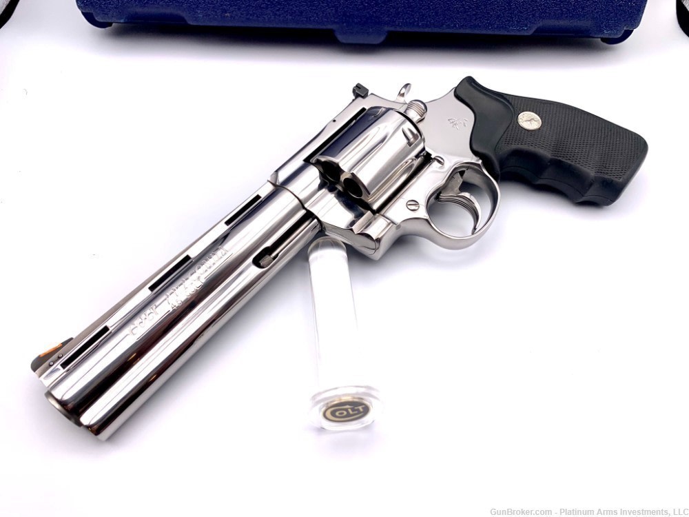Ultra-Rare Colt Custom Shop Anaconda 45 LC Bright Polished Mirror Finish -img-10
