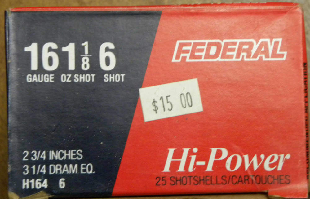 25 Rd Box of Federal Hi Power Load 16 Ga Shotshells With 1 1/8 Oz of 6 Shot-img-0