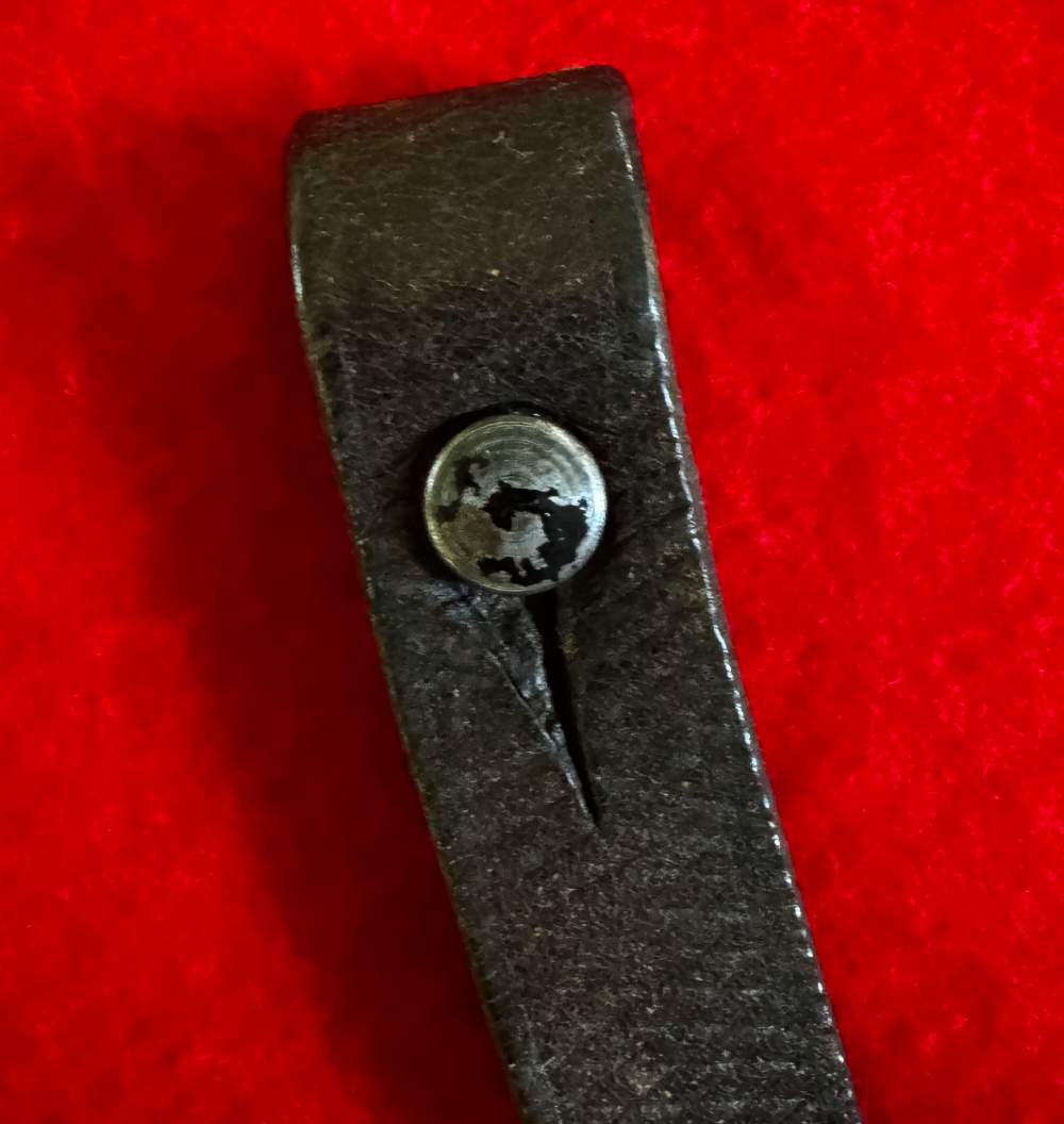 Rare Original WW2 German MP40 Submachine Gun Sling-img-4