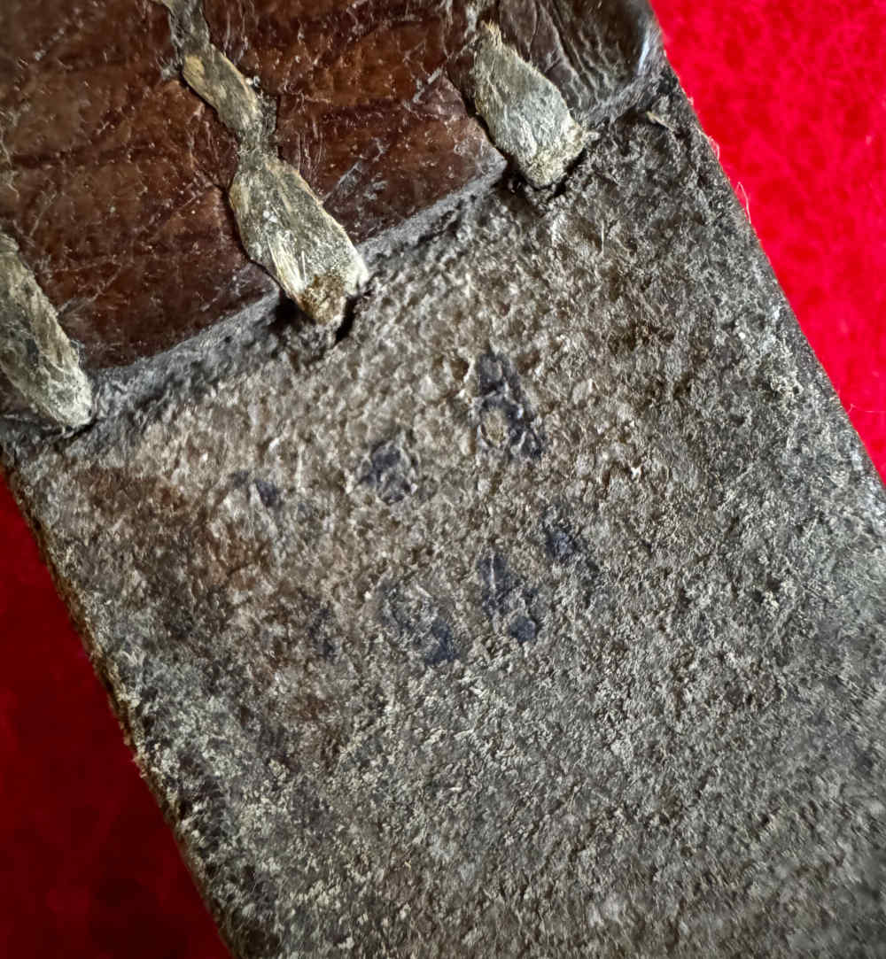 Rare Original WW2 German MP40 Submachine Gun Sling-img-12