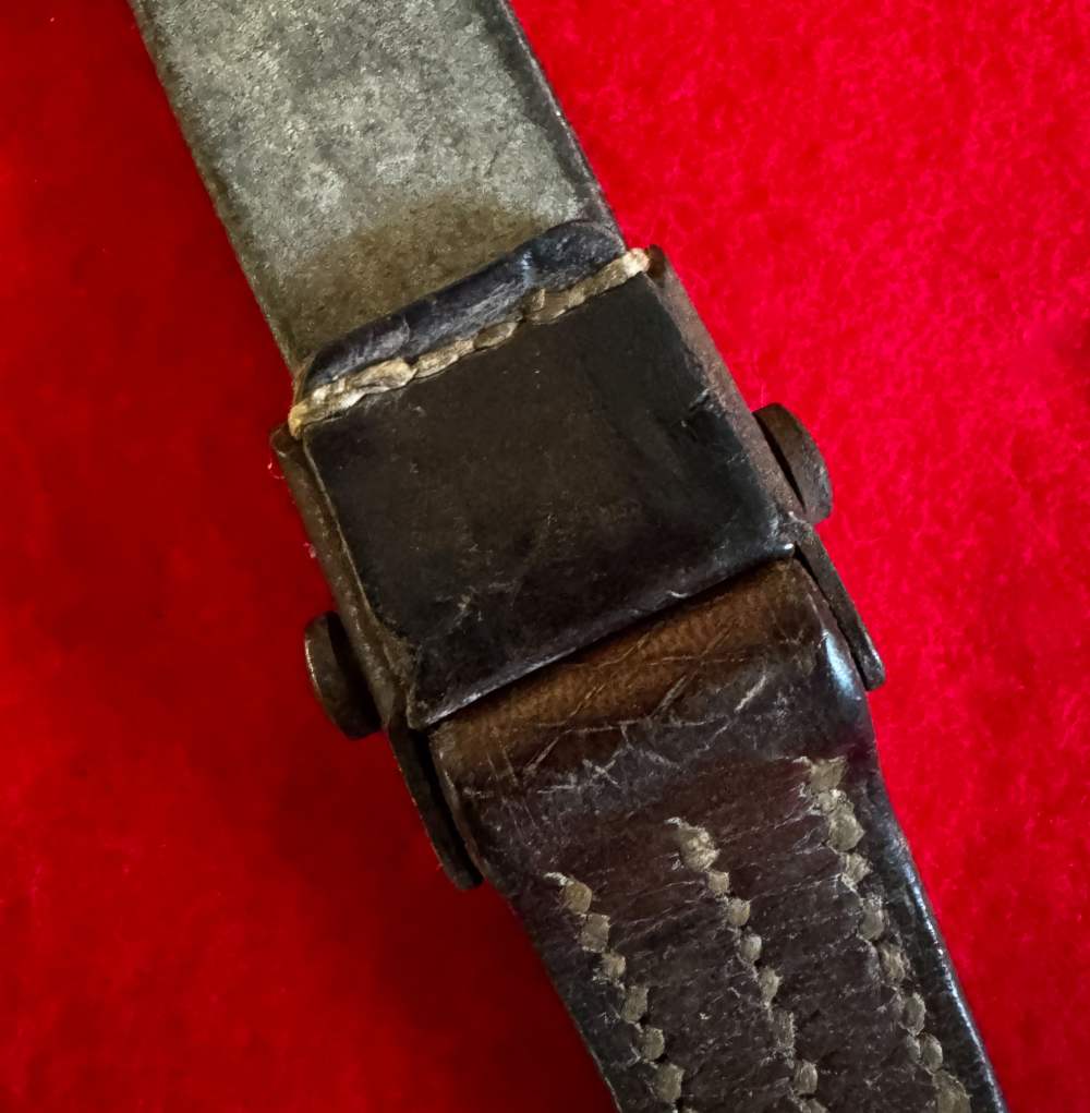 Rare Original WW2 German MP40 Submachine Gun Sling-img-1