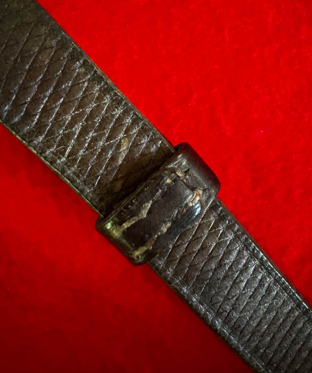 Rare Original WW2 German MP40 Submachine Gun Sling-img-10
