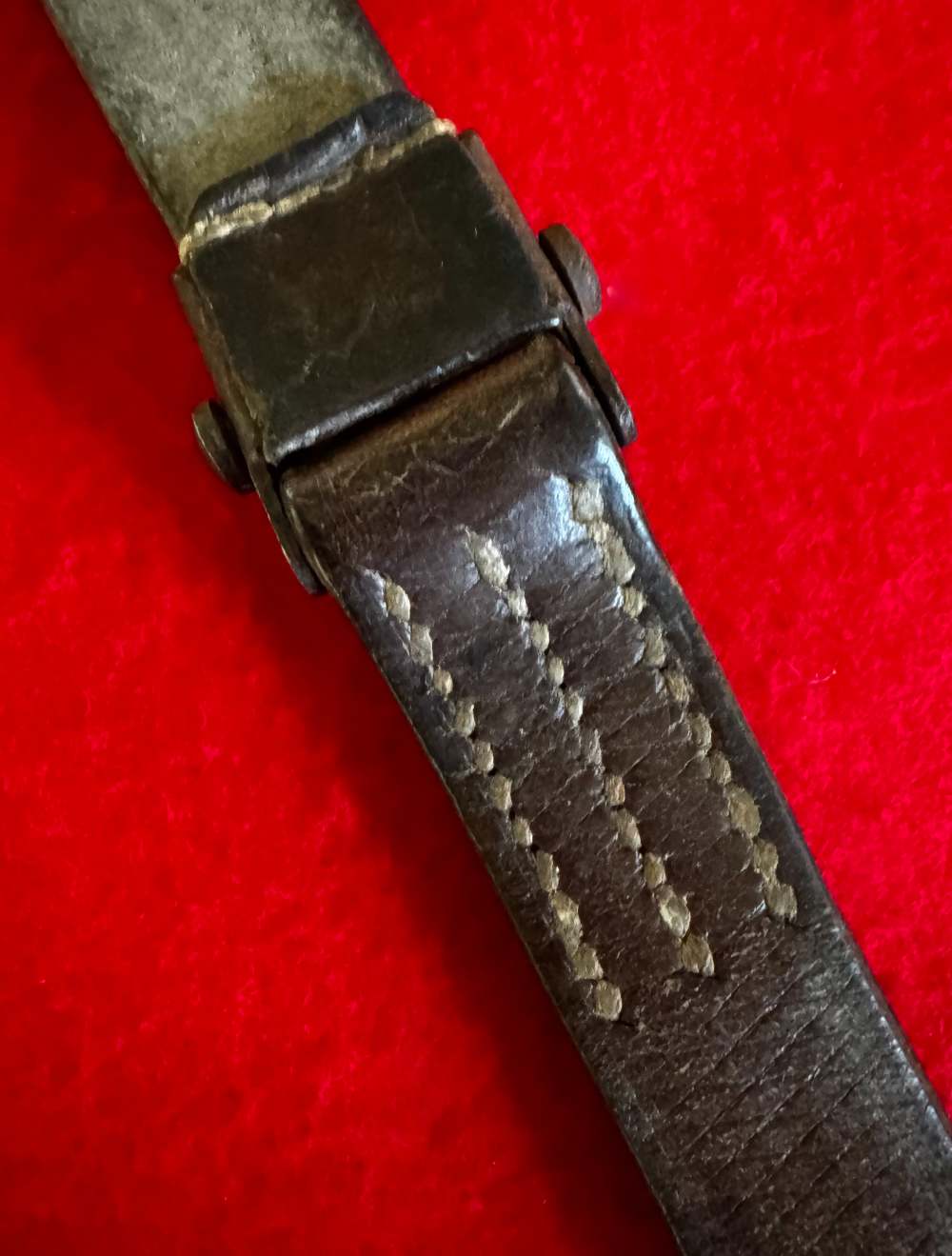Rare Original WW2 German MP40 Submachine Gun Sling-img-11